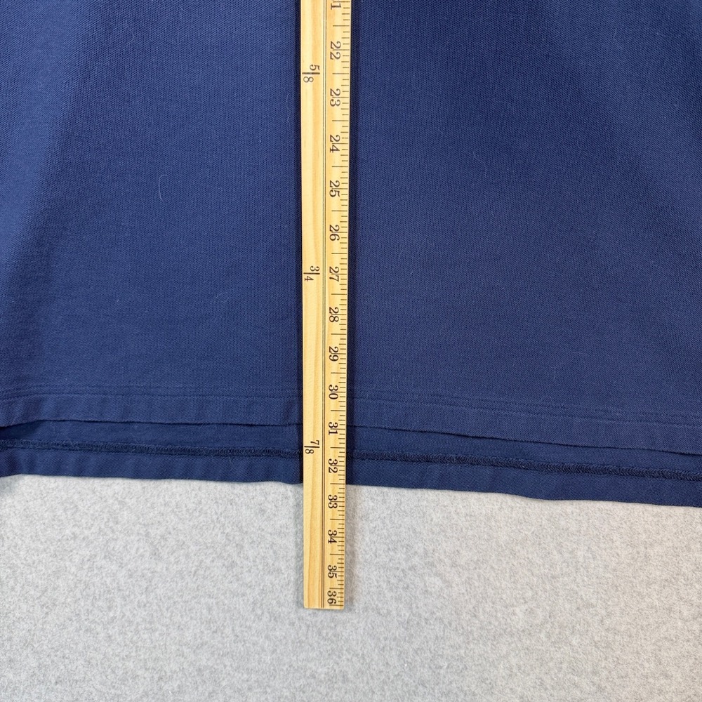 Duluth Trading Co Polo Shirt Mens XL Tall Navy Blue Relaxed Fit Short Sleeve - Picture 10 of 13